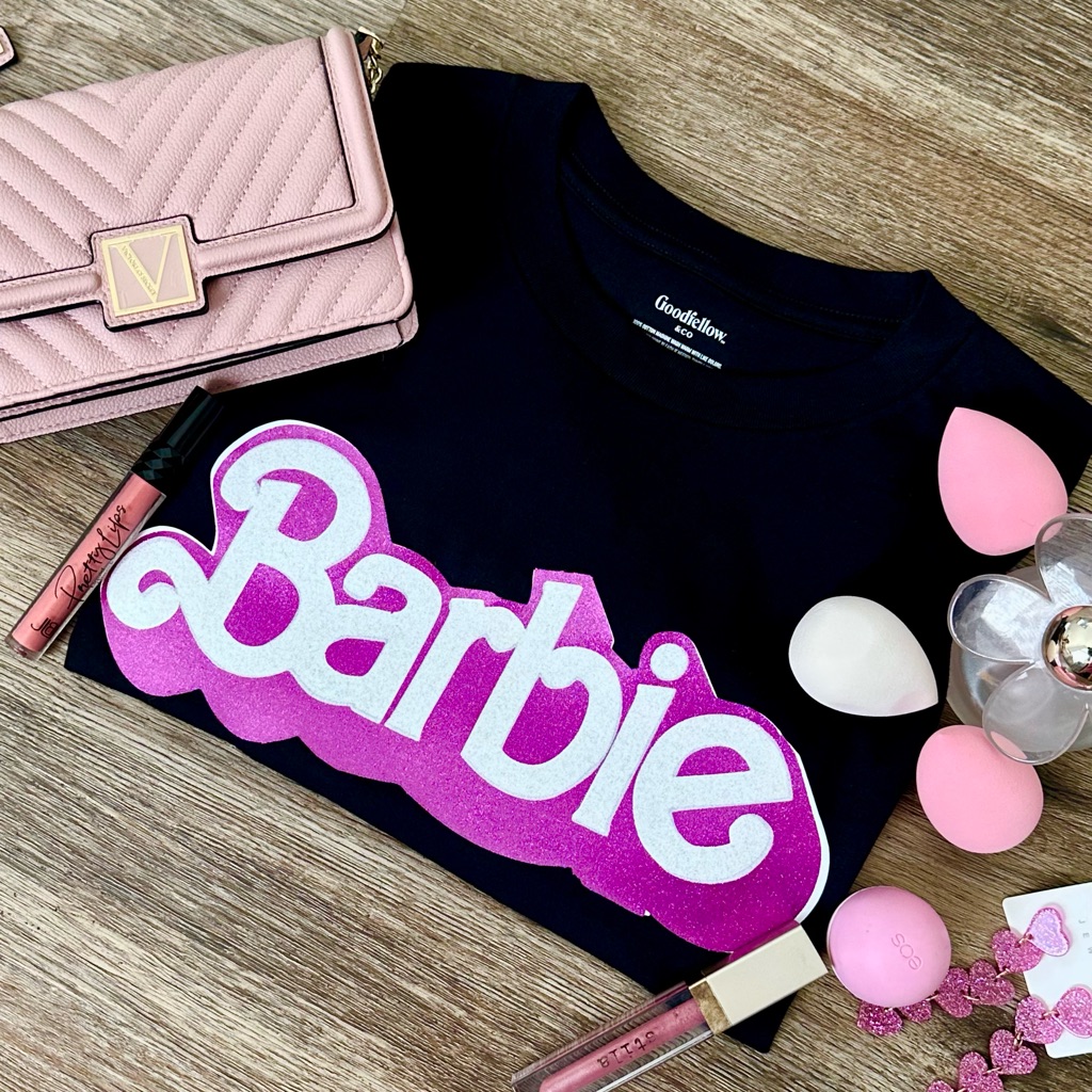 Barbie Shirt  Black Barbie Tee Barbie Doll Shirt  Vintage Barbie Shirt